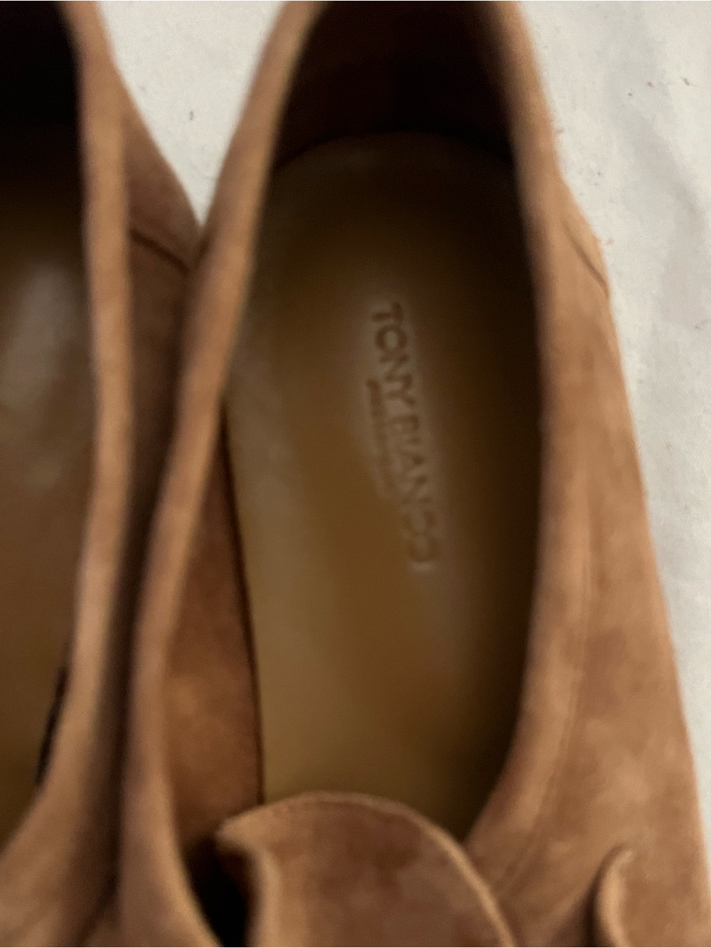 Tony Bianco GATSBY BROWN SUEDE LOAFER SLIP ON SHOES 7.5 NEW - Picture 4 of 10